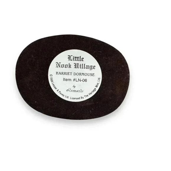 Lot of 3 The Heritage Mint Little Nook Village Mice By Leonardo 1989 Rabbit - Picture 6 of 8